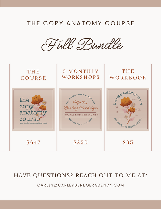 The Full Bundle: Course, Workbook, & Workshops